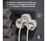 Электрический двойник REXANT с 2 USB портами 2,4А с заземлением 16А белый 11-1089 3