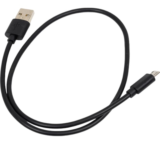 Кабель для зарядки Nord-Yada USB-Micro 2А 0.5м чёрный (TPE) 908926
