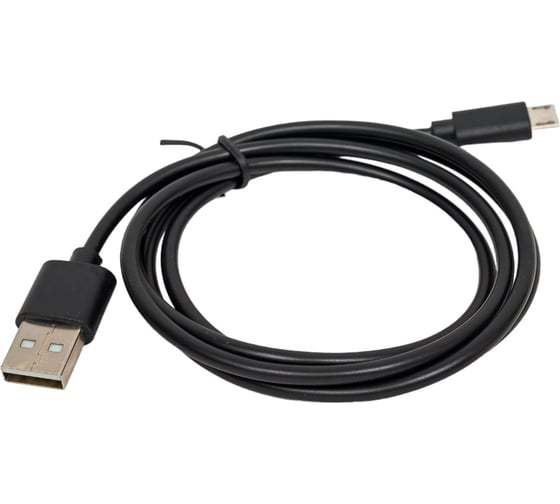 Кабель для зарядки Nord-Yada USB-Micro 2А 1м чёрный (TPE) 908928