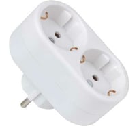 Разветвитель Jazzway Jаzzway с заземлением 16А AD-2G 3.5кВт IP20 5004641