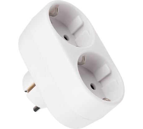 Разветвитель Jazzway Jаzzway с заземлением 16А AD-2G 3.5кВт IP20 5004641