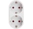 Разветвитель Jazzway Jаzzway с заземлением 16А AD-2G 3.5кВт IP20 5004641 2