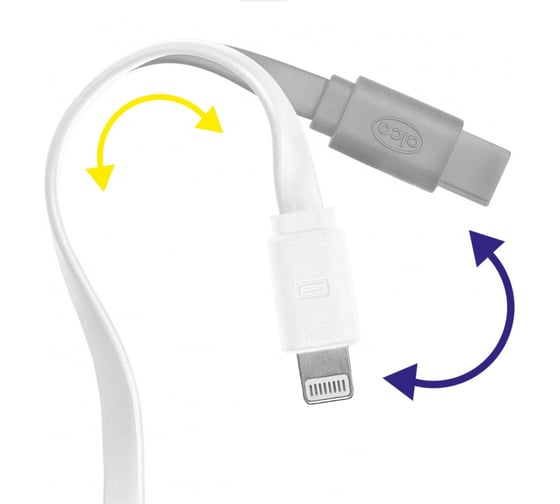 Кабель Alca USB Type C/Lightning 1 м. белый 510760
