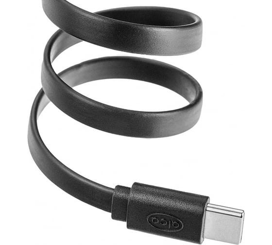 Кабель Alca USB Type C/Type C 1 м. чёрный 510680