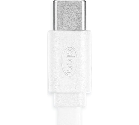 Кабель Alca USB Type C/Type C 1 м. белый 510690