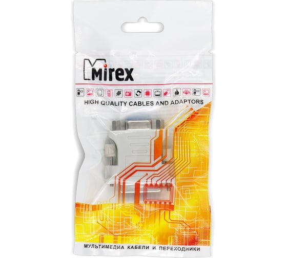 Адаптер-переходник Mirex DVI M - VGA F 13700-ADVMVGF1