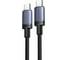 Кабель зарядный UGREEN L528 USB-C to USB-C PD Fast Charging Cable 100W Max. Длина: 1м. Цвет: серый космос 65832_ 2