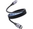 Кабель с магнитным основанием UGREEN L520 USB-C to USB-C PD Magnetic Fast Charging Cable. Длина: 1м. Цвет: серый космос 55517_ 2