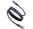 Кабель с магнитным основанием UGREEN L520 USB-C to USB-C PD Magnetic Fast Charging Cable. Длина: 1м. Цвет: серый космос 55517_ 3