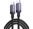 Кабель зарядный UGREEN L532 USB-C to USB-C PD Fast Charging Cable 240W Max. Длина: 2м. Цвет: серый космос 65908_ 1