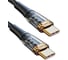 Кабель KS-is USB-C PD 100Вт (KS-865) с прозрачными коннекторами KS-865B-2 2