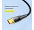 Кабель KS-is USB-C PD 100Вт (KS-865) с прозрачными коннекторами KS-865B-2 3