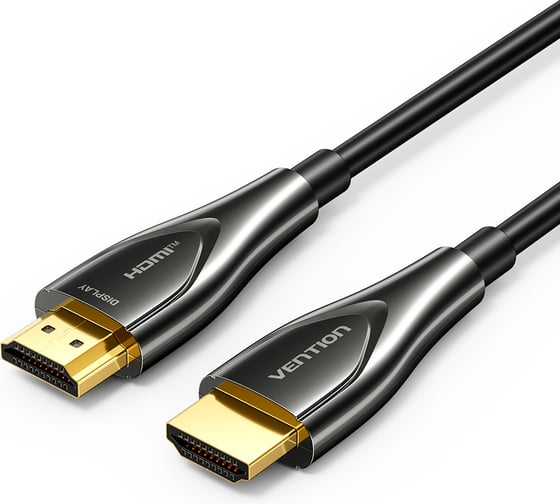 Кабель оптический VENTION HDMI v2.0 19M/19M - 50м. Черный ALSBX