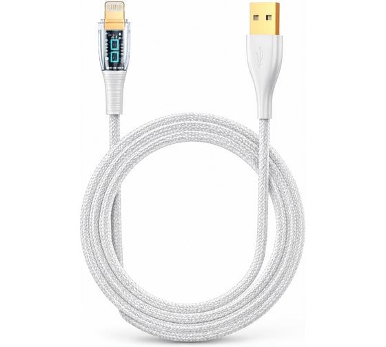 Кабель PALMEXX USB-A to Lightning, PD 30W, длина 2.0м, белый PX/CBL-AL-20-WHT