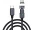 Магнитный поворотный кабель PALMEXX USB-C to USB-C, PD 100W, длина 2м PX/CBL-MGNT-01-CC-2M 1