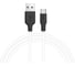 Кабель Hoco USB X21 Silicone, USB - Type-C, 3А, 1 м, белый 092074 1