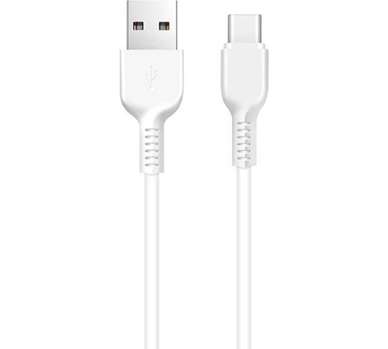 Кабель Hoco USB X20 Flash, USB - Type-С, 2А, 3м, белый 092087