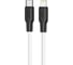 Кабель Hoco USB-C HOCO X21 Plus Silicone Type-C-Lightning, 3A, 1 м, белый 093079 1