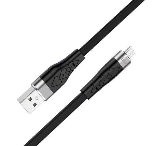 Кабель Hoco USB X53 Angel для Micro USB, 2.4А, 1м, черный 093082
