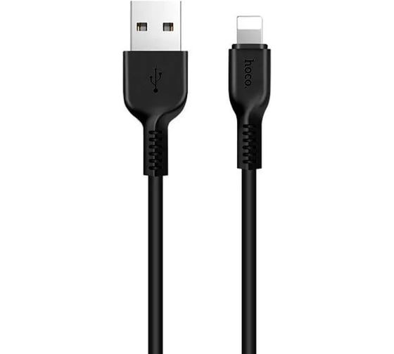 Кабель Hoco USB X20 Flash, USB - Lightning, 2А, 2м, черный 092080