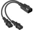 Кабель переходник KS-is IEC-C14 в IEC-C13 + IEC-C13 KS-930B 1