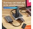 Док станция USB KS-is для двух накопителей M.2 NVMe, NGFF USB-C хаб KS-911B 3