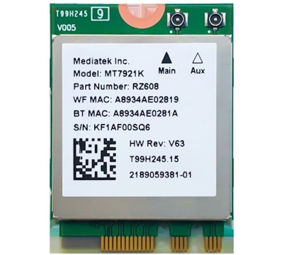 Адаптер KS-is M.2 Wi-Fi 6 + BT 5.2 KS-579