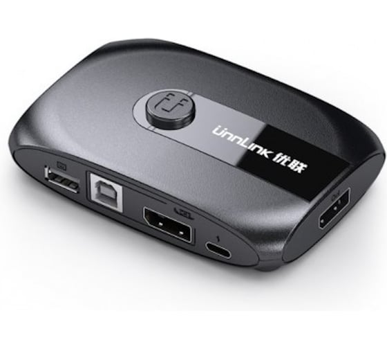 KVM переключатель KS-is DP, USB x 2 KS-879