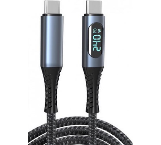 Кабель KS-is USB4 240Вт (KS-715) KS-715B-1