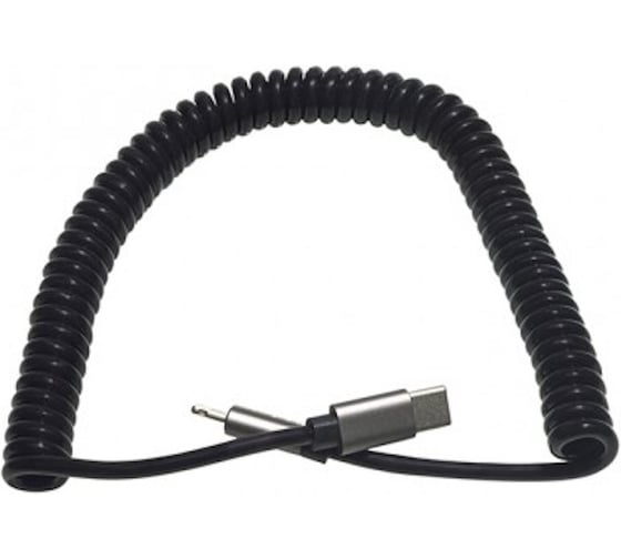 Спиральный кабель KS-is USB-C Lightning (KS-495) KS-495B-2