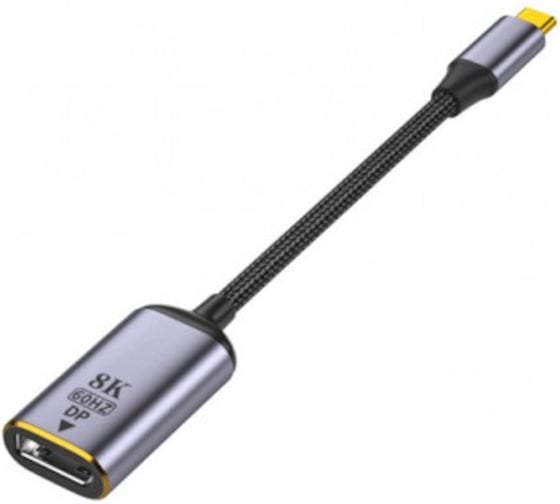 Переходник двунаправленный KS-is USB-C M DP F 8K 60Hz KS-796