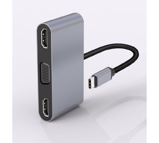 Док станция KS-is USB-C 5 в 1 KS-476