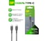 Кабель GP Type-C Type-C 2м, 100W, быстрая зарядка, для ноутбука, телефона, планшета 21940 2