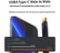 Кабель плоский KS-is USB-C - угловой USB-C для передачи данных, видео, зарядки () 8K, 40Gbps, 240W, 0.12м KS-564FA-12 4