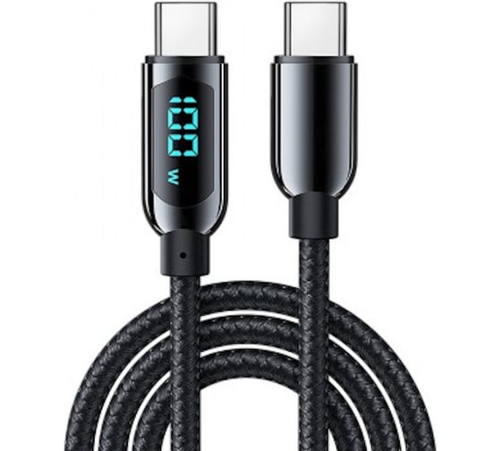 Кабель KS-is USB-C USB-C (KS-580) LED KS-580B-2