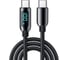 Кабель KS-is USB-C USB-C (KS-580) LED KS-580B-2 1