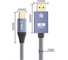Кабель адаптер двунаправленный KS-is USB-C M DisplayPort 1.4 M () 1.8м премиум KS-536PB 2