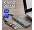 Мультифункциональный хаб-разветвитель Kaigo KG-089 Type-C 3.2, высокоскор 5в1+USB адаптер, 2хUSB2.0, 1хUSB3.2, 2xSD/TF2.0, , 355067 2