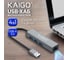 Мультифункциональный хаб-разветвитель Kaigo KG-096 USB 3.2, высокоскоростной 4в1, 3xUSB 3.2 Gen1, 1xRJ45, , 355060 2