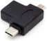 Переходник KS-is OTG USB в microUSB, USB-C KS-360 1