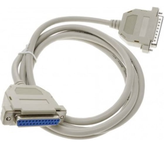 Кабель экранированный KS-is LPT DB25 F на LPT DB25 M 1.5м KS-502S