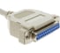 Кабель экранированный KS-is LPT DB25 F на LPT DB25 M 1.5м KS-502S 2