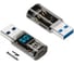 Адаптер-переходник KS-is USB-A M в USB-C F с дисплеем (KS-881AC) KS-881AС 4