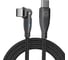 Дата-кабель PERO DC13 ULTIMATE PD Type-C to Type-C, поворотный 180?, 60W, 1m, Black PRDC-13CC1M 2