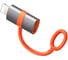 Адаптер PERO AD18, USB-C (F) - Lightning (M), серый PRAD18 1