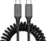 Дата-кабель PERO DC16 ULTIMATE PD Type-C to Type-C, витой, 60W, 1.2m, Black PRDC-16CC 1