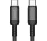 Дата-кабель PERO DC15 ULTIMATE PD Type-C to Type-C, магнитный, 60W, 1.2m, Black PRDC-15CC 1