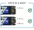 Адаптер KS-is M.2 (NGFF) SSD на SATA III в 2,5-дюймовом корпусе KS-527 5