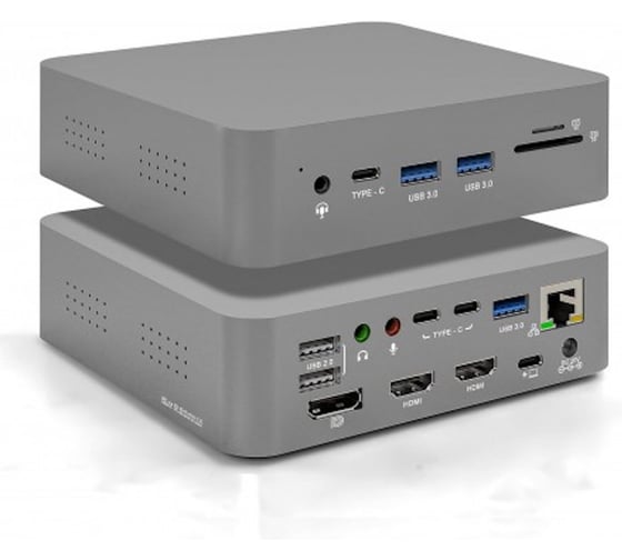 Док станция KS-is USB Type C 18 в 1 KS-849A