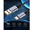 KS-is Кабель QC USB A - USB C () 480Mbps, 6A 120W, 1м, черный KS-732BB-1 2